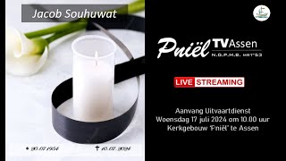 Livestream PniëlTV Assen  Uitvaartdienst J Souhuwat  17 juli 2024  Aanvang 1000 uur [upl. by Herv]