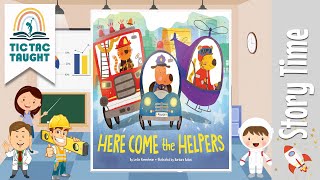 HERE COME THE HELPERS by Leslie Kimmelman  Kids Book Storytime Kids Book Read Aloud Bedtime Story [upl. by Cristie]