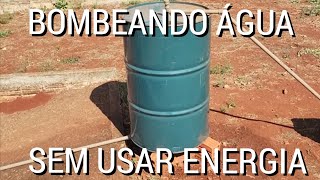 BOMBA DE ÁGUA QUE NÃO USA ENERGIA  SERÁ QUE FUNCIONA [upl. by Itsrik]