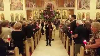 Holy Friday Service The Epitaphios Procession begins [upl. by Evie727]