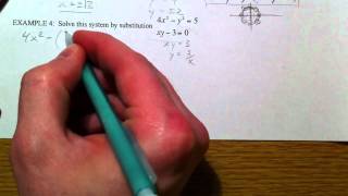 Solve Quadratic Systems Conic sections intersections [upl. by Laure43]