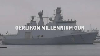 Rheinmetall Air Defence Oerlikon Millennium Gun – 35 mm high precision naval gun system [upl. by Picco715]