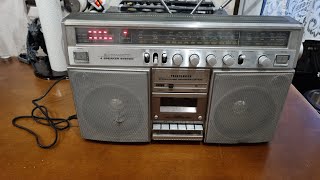 Test und Reparatur eines Telefunken Stereo Radiorecorder CR 100 Ghettoblaster Boombox [upl. by Procto]