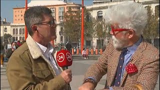 Federico Sánchez y Marcelo Comparini recorren el local de votación de Estación Mapocho  Chile Elige [upl. by Vitek569]