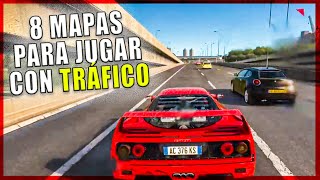 8 mapas para jugar con tráfico en assetto corsa y como ponerlo [upl. by Vona457]