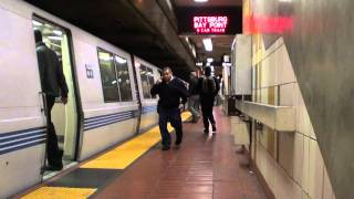 PittsburgBay Point Train Arriving at 24th St Mission BART HD [upl. by Aljan]