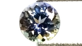 154 Carat Round BiColour Tanzanite Gemstone – Unique Dual Hues [upl. by Gae795]