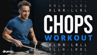 5Minute Paradiddle Chop Workout w ZackGrooves [upl. by Tuneberg]