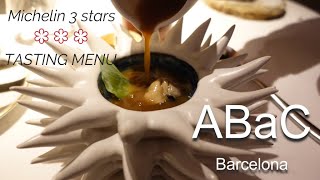 ABaC MICHELIN 3STARS RESTAURANTS Tasting menu  at Barcelona Spain☆☆☆ [upl. by Tuhn]