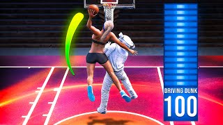 What happens if you use a WNBA Build with a 100 DUNK RATING nba 2k24 [upl. by Shirah]