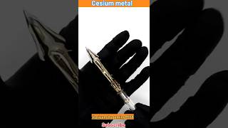 Cesium metal science sciencefacts youtubeshorts trendingshorts [upl. by Nye246]