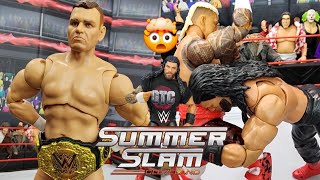 SUMMERSLAM 2024 ACTION FIGURE SET UP [upl. by Nnairac]