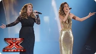 Sam Bailey sings And Im Telling You with Nicole Scherzinger  Live Week 10  The X Factor 2013 [upl. by Elime]