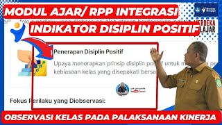 CARA MENYUSUN MODUL AJAR ATAU RPP INTEGRASI PERILAKU INDIKATOR DISIPLIN POSITIF [upl. by Graybill]