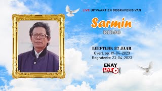 🔴 LIVE │Uitvaart amp Begrafenis van Sarmin Kidjo [upl. by Atekal]