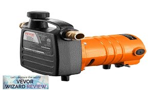 VEVOR Cast Iron Water Transfer Pump 115V AC 1600 GPH 12HP Portable Review [upl. by Bultman]