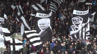 Gallowgate Flags Legends Day at St James Park [upl. by Yirinec]