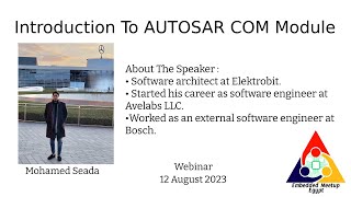 Introduction to AUTOSAR COM Module [upl. by Mcginnis]