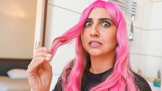 DYING MY HAIR PINK PERMANENTLY AND SURPRISING MY FAMILY [upl. by Lisk]