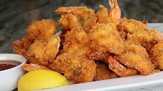 Quick and Easy Butterfly Shrimp Recipe  How To Make Crispy Fried Shrimp [upl. by Herod69]