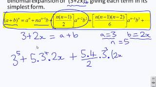 Revision of A level binomial expansions  questions and answers 3 [upl. by Anoiek]