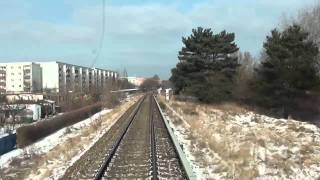 Führerstandsmitfahrt SBahn Berlin Strausberg  Strausberg Nord [upl. by Aysa]