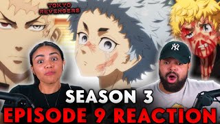 ANGRY GETS SERIOUS  Tokyo Revengers Season 3 Episode 9 Reaction [upl. by Radley]