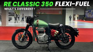 Royal Enfield Classic 350 Flexifuel  Changes Design Features  Upcoming Bikes of 2024 [upl. by Macgregor869]