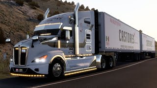 KENWORTH T680 NEXT GEN TUNING 🔥 paquetería CASTORES rio grande Zacatecas américan Truck Simulator [upl. by Atekram]