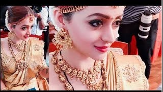 Actress Bhavana Marriage  Bridal Makeup video [upl. by Han262]