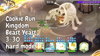 Cookie Run Kingdom  Beast Yeast 330 hard mode guide [upl. by Ttebroc]