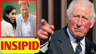 Prince Harry and Meg Are Stupidity disappointed as king Charles left them Out with no Royal Titles [upl. by Ativ638]