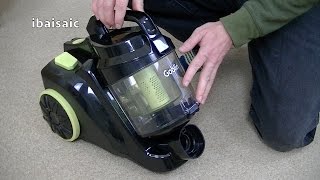 Goblin GVC303B Cylinder Bagless vacuum Cleaner Demonstration [upl. by Osrit]