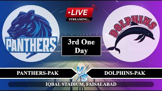 🔴Live PNTH vs DOLP 3rd One Day Live  PAK One Day Cup Live Score  Panthers vs DolphinsPAK Live [upl. by Lavinia941]