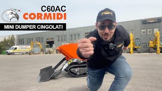 Cormidi Minidumper a motori cingolati  C60AC [upl. by Milas]