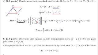 Geometria Analítica e Algebra Linear  lista 2  parte 2 [upl. by Pallua130]