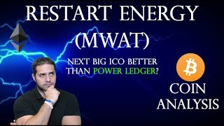 RESTART ENERGY MWAT  COIN ANALYSIS  NEXT BIG ICO BETTER THAN POWER LEDGER [upl. by Adlanor811]