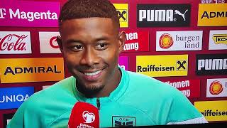 Schweden  Österreich 13  120923  Alaba Interview [upl. by Massimiliano]