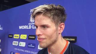 FIVB World League 2017 Interview Thijs ter Horst na NederlandSlowakije [upl. by Juan508]