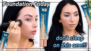 THIS SURPRISED ME new Urban Decay Hydromaniac Glowy Tinted Hydrator Foundation Review [upl. by Knapp]