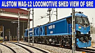 Alstom Wag12 Locomotive Shed Saharanpur ALP LPG CLI training for WAG12 [upl. by Leiser]