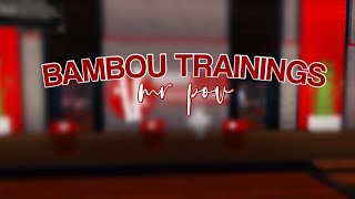 MR POV bambou trainings [upl. by Barnum]