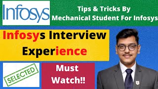 NON  IT Student Cracked Infosys Easily  Infosys In Detail Interview Experience 🔥🔥 [upl. by Solracsiul]