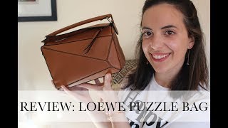 Review Loewe Puzzle Bag Small [upl. by Shantha]