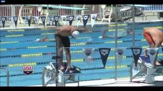 Michael Phelps 50m freestyleArena Grand Prix 2014 [upl. by Yleve]