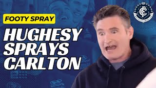 Hughesy Sprays Carlton  The Footy Show  AFL AFL DaveHughes carltonfc throwback [upl. by Orose]