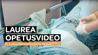 Pleuradreenihoidon perehdytysvideo [upl. by Nysilla956]