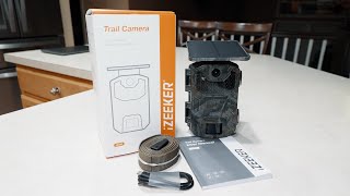 iZeeker iG220 solar trail cam review [upl. by Kho913]