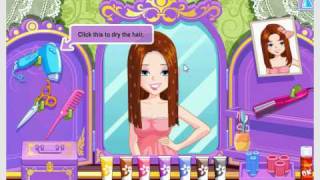 Happy Hairdresser  Dressupgames [upl. by Sauers]