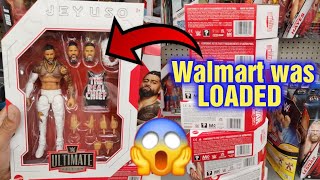 WALMART WAS LOADED WITH NEW WWE ACTION FIGURES WWE TOY HUNT [upl. by Aisatsanna]